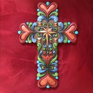 Jim Shore 12 inch X 8 inch Prayer Wall Cross